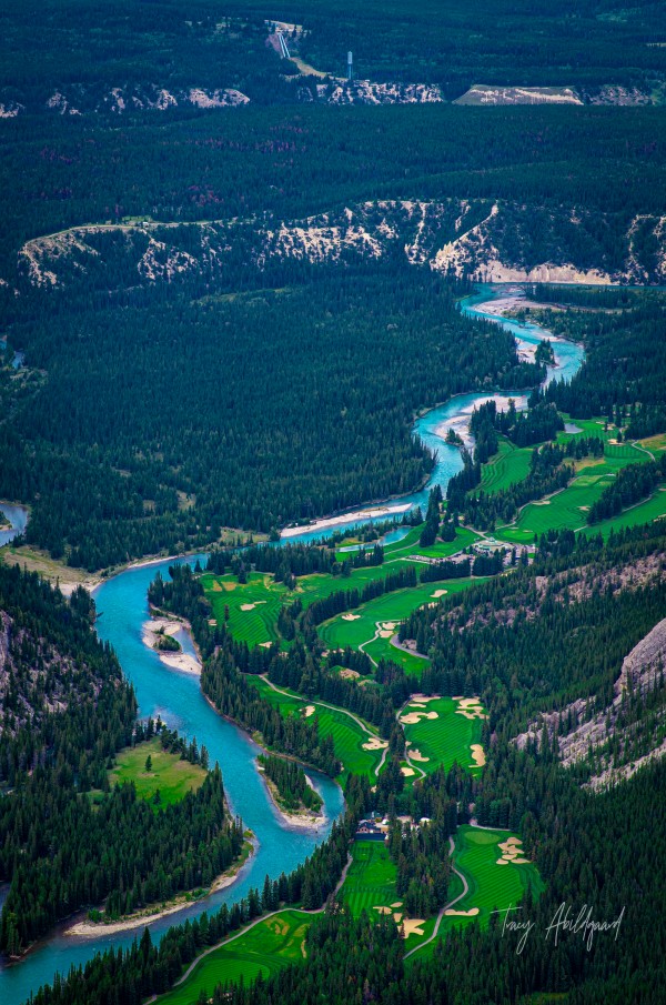 Banff Golf Course Hi Res   A3 by Tracy Abildgaard